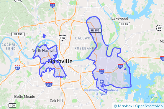 Service Area Map
