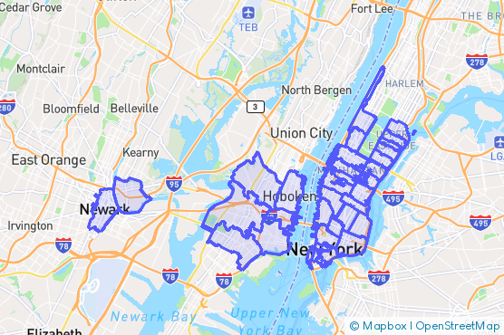 Service Area Map