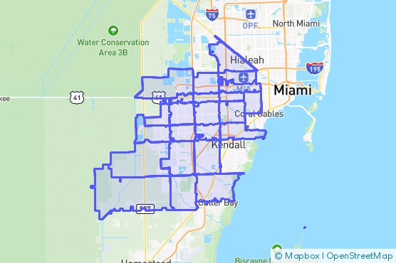Service Area Map