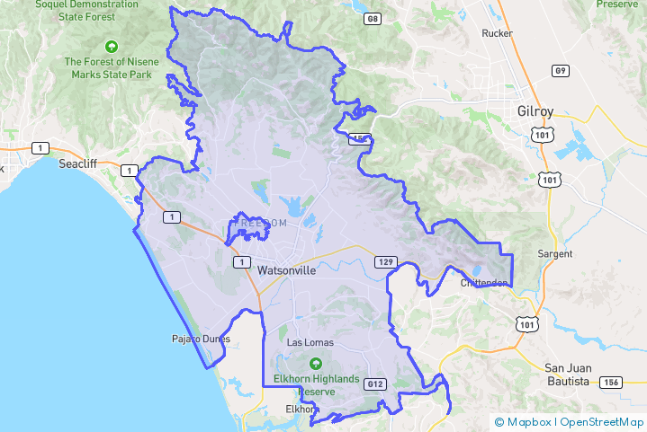 Service Area Map
