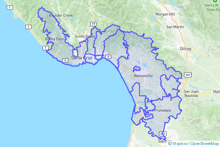 Service Area Map