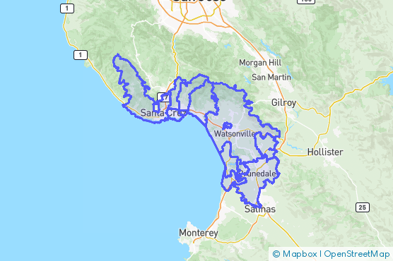 Service Area Map