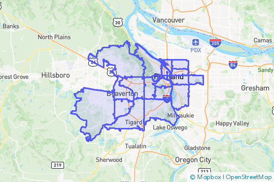 Service Area Map