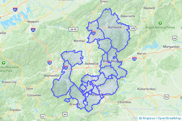 Service Area Map
