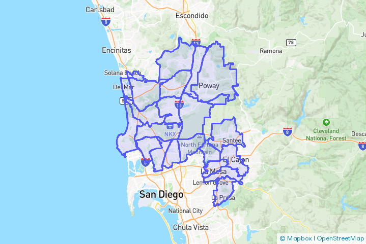 Service Area Map