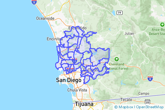 Service Area Map