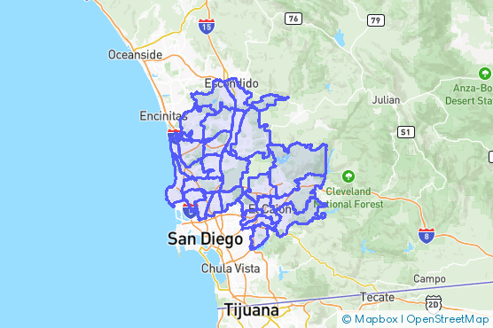 Service Area Map