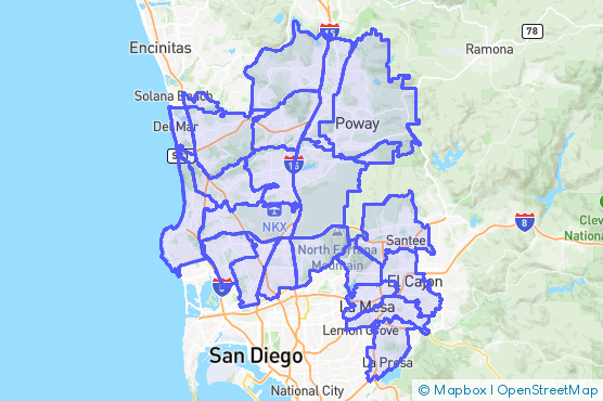 Service Area Map