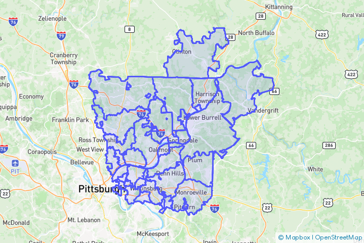 Service Area Map