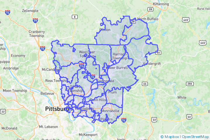 Service Area Map