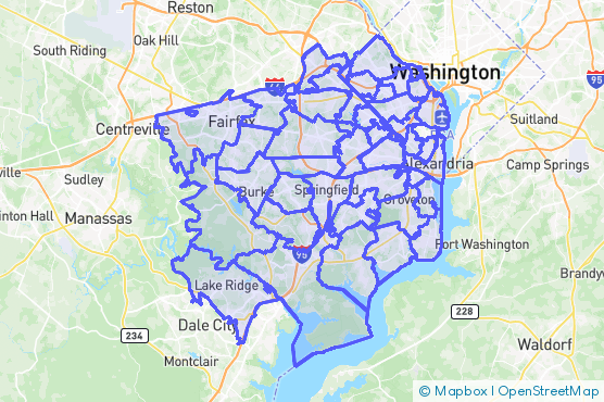 Service Area Map