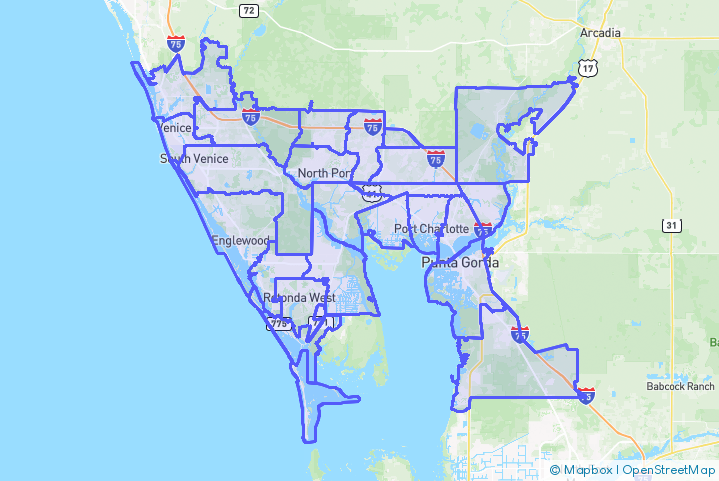 Service Area Map
