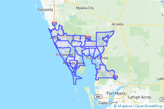 Service Area Map