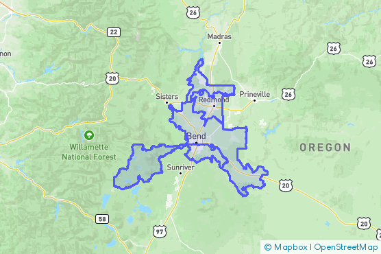 Service Area Map