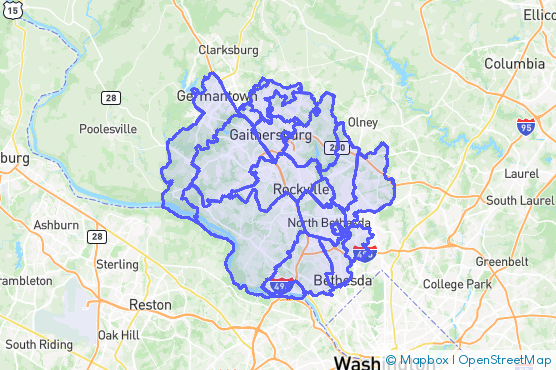 Service Area Map