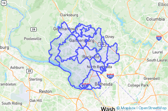 Service Area Map