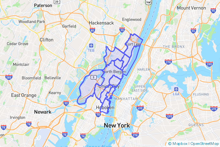 Service Area Map