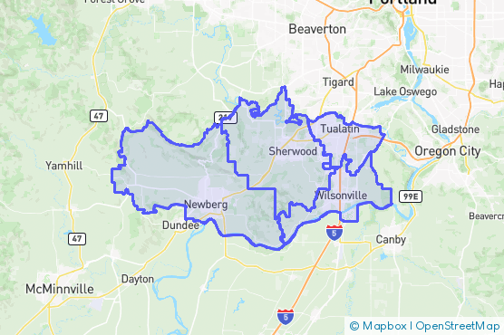 Service Area Map