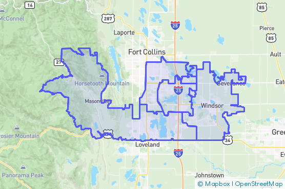 Service Area Map