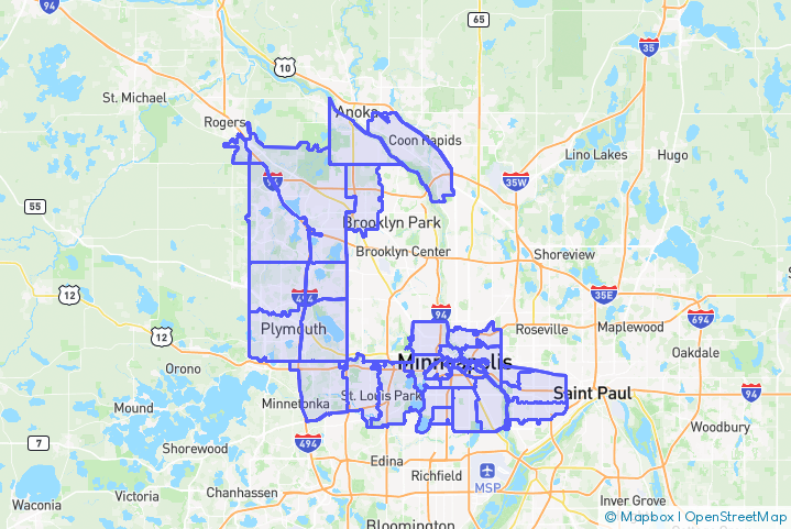 Service Area Map