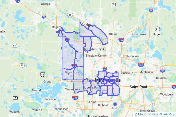 Service Area Map
