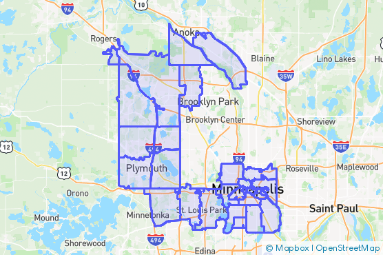 Service Area Map