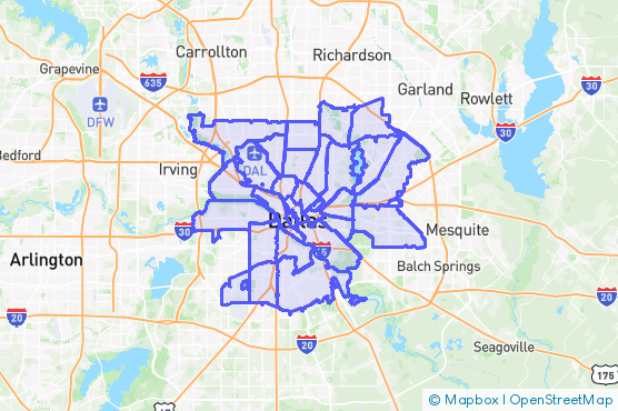Service Area Map