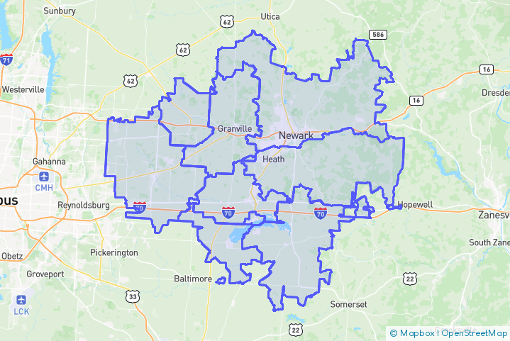 Service Area Map