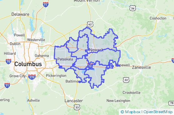 Service Area Map