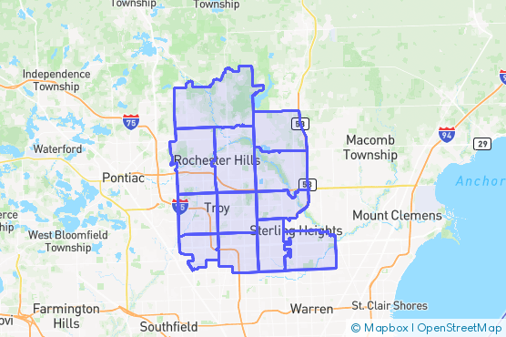 Service Area Map