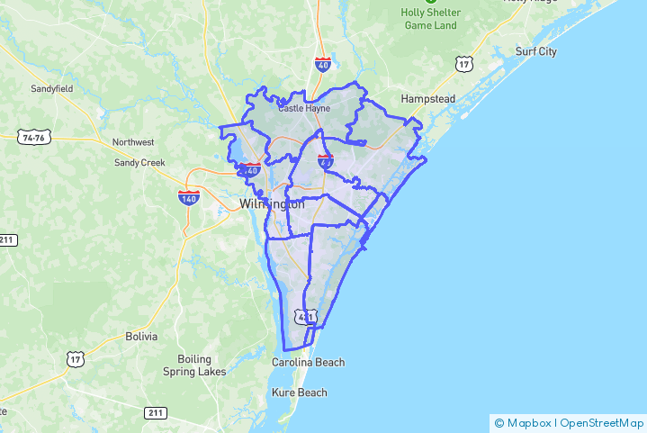 Service Area Map