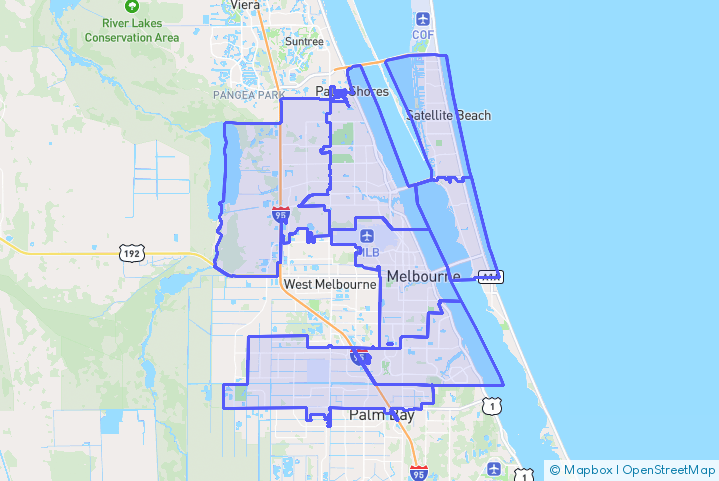 Service Area Map