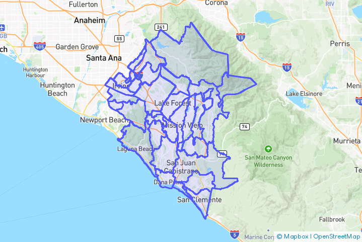Service Area Map