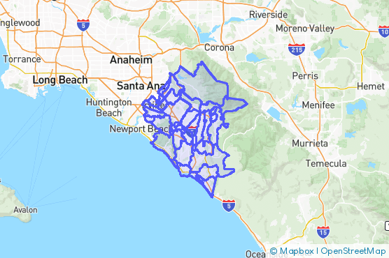 Service Area Map