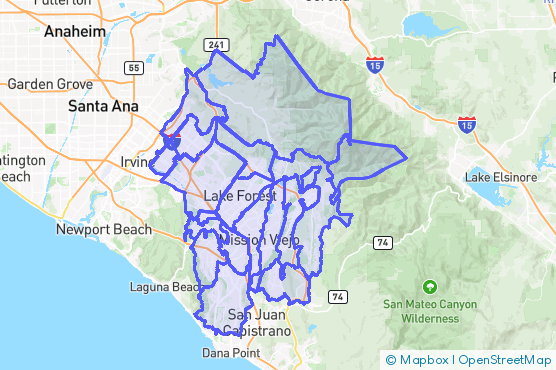 Service Area Map
