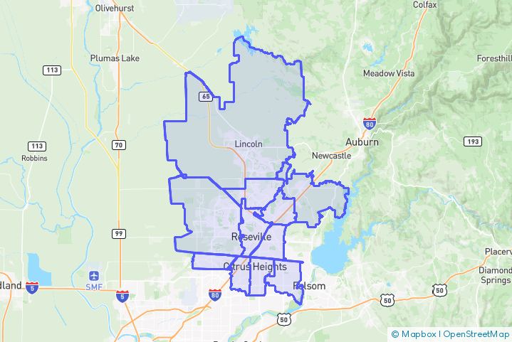 Service Area Map
