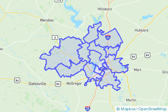 Service Area Map