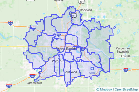 Service Area Map