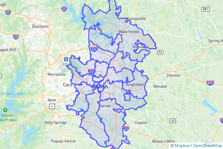 Service Area Map