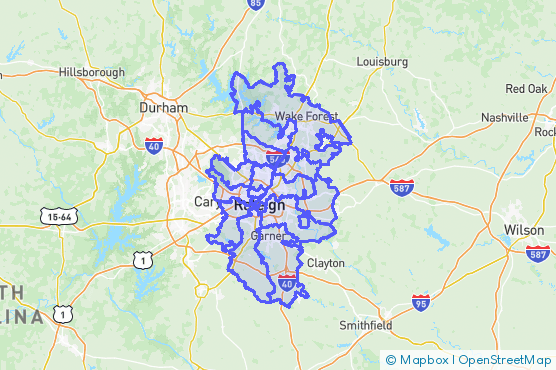 Service Area Map
