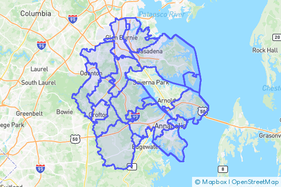 Service Area Map