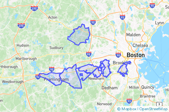 Service Area Map