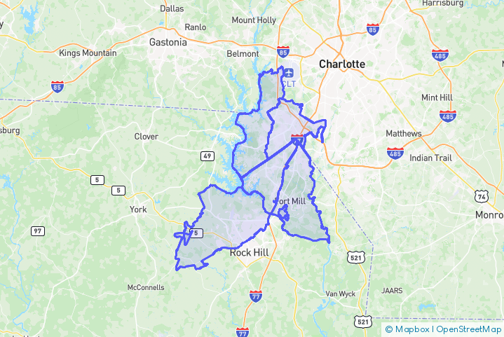 Service Area Map
