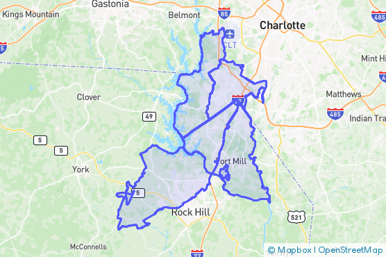 Service Area Map