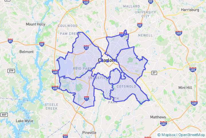 Service Area Map