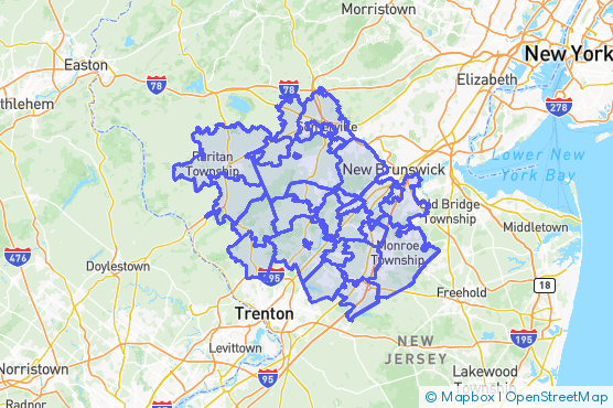 Service Area Map