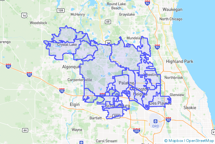 Service Area Map