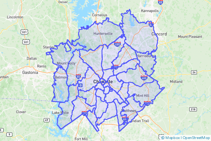 Service Area Map