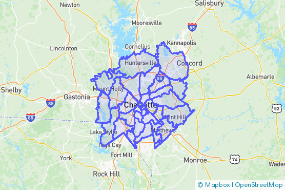 Service Area Map