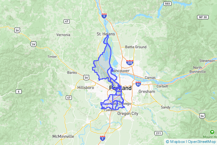 Service Area Map